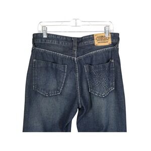 Y2K Express Kingston Classic Fit Straight Leg 32x30‎ Men's Jeans Blue Dark Wash